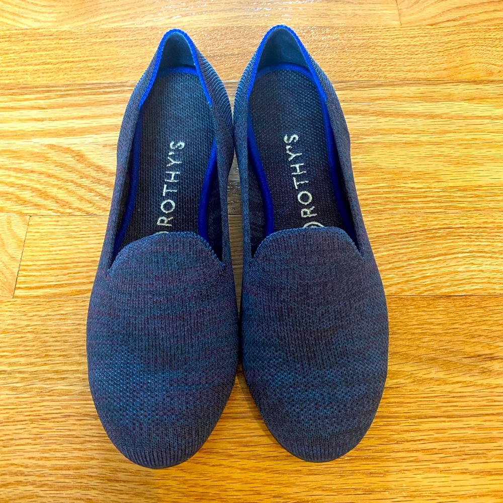 Rothy’s Navy Loafers Size 8